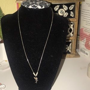 TINKER BELL ✨💚🧚‍♀️necklace Real Silver Sterling
